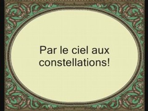 Coran sourate 085 al buruj la constellations vostfr