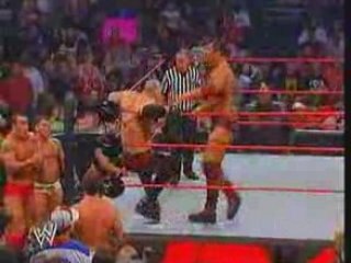 Batista vs Kane (Lumberjack match)