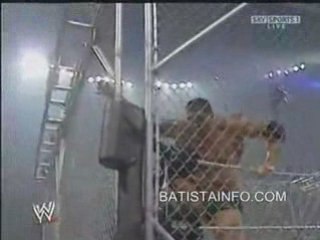 Edge vs Batista cage match ONS 2007