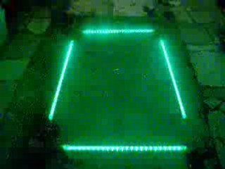 Néons à Leds Vertes pour voiture