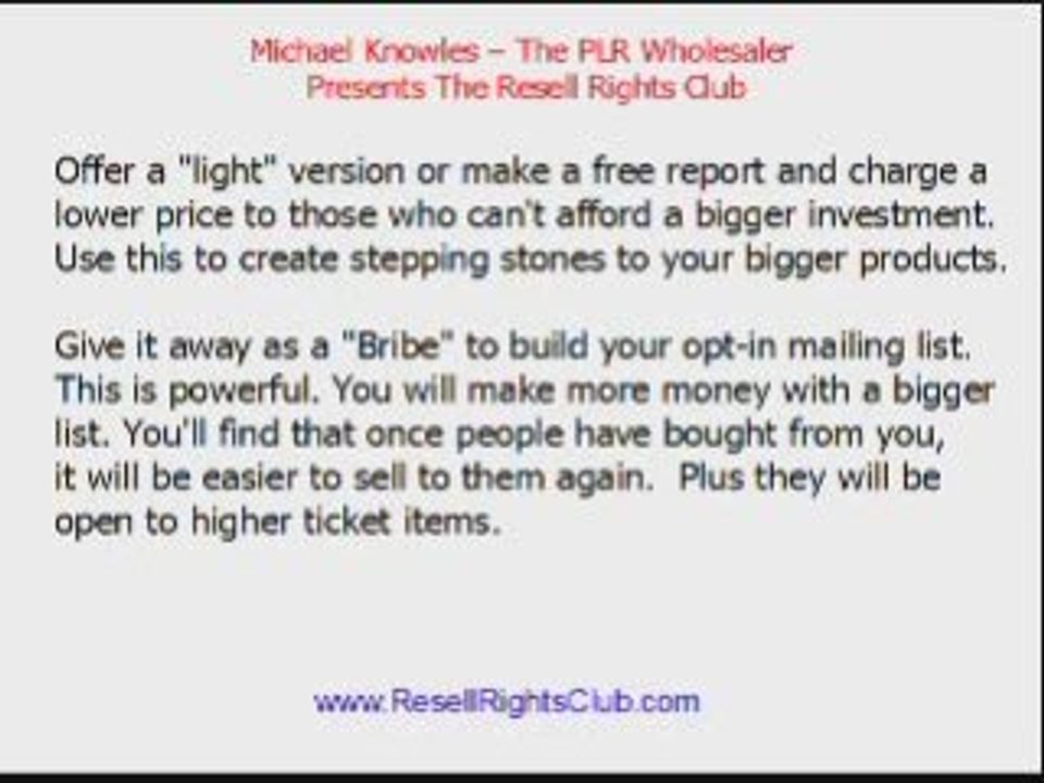 PLR Membership Sites