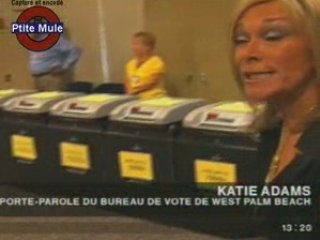 Les machines à voter aux USA