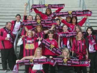 Les féminines du Gym au Stade de France