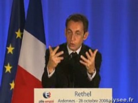 Le discours de Sarkozy sur l'emploi