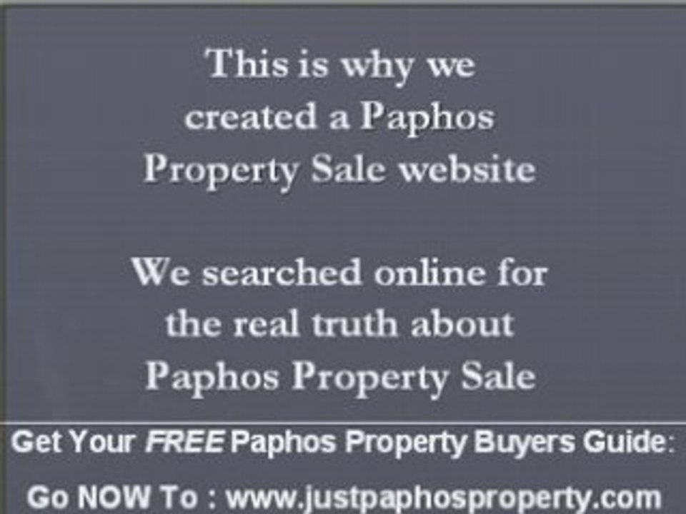 Property For Sale Paphos