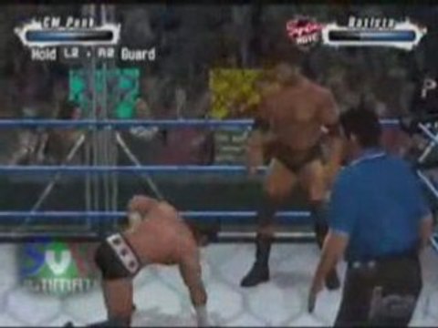 Batista VS CM Punk Steel Cage Smackdown VS Raw 2009 !