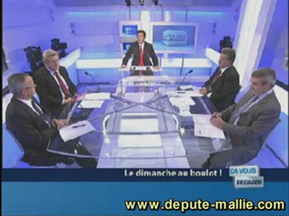 Ouverture travail le dimanche - Débat avec Richard Mallié