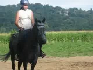 Moi et Naouti entraînement galop