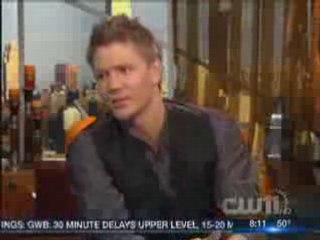 Chad Michael Murray on Channel 11 News