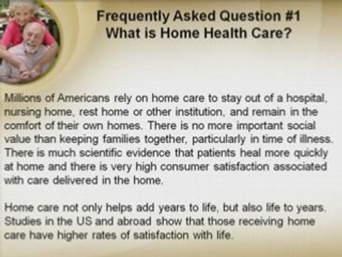 Home Health Care West Palm Beach Florida FAQ 1