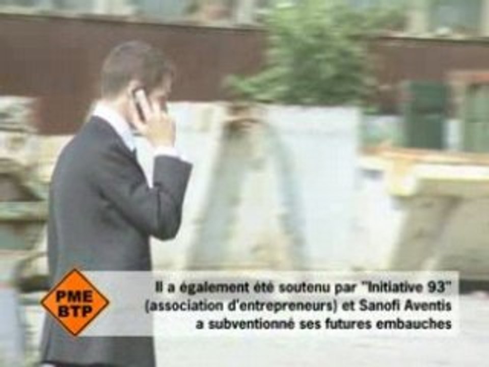 Portrait de Vincent Cola, jeune repreneur d'entreprise BTP
