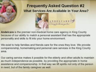 FAQ 2 Home Care Seattle Washington