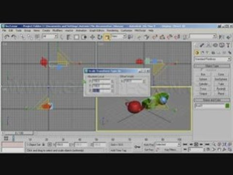 VideoTutorial 3ds Max Esp-03/165 - Cambiar de Tam.Mover y Ro