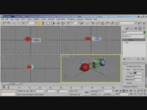 VideoTutorial 3ds Max Esp-04/165 - Deformar Objetos, Doblarl