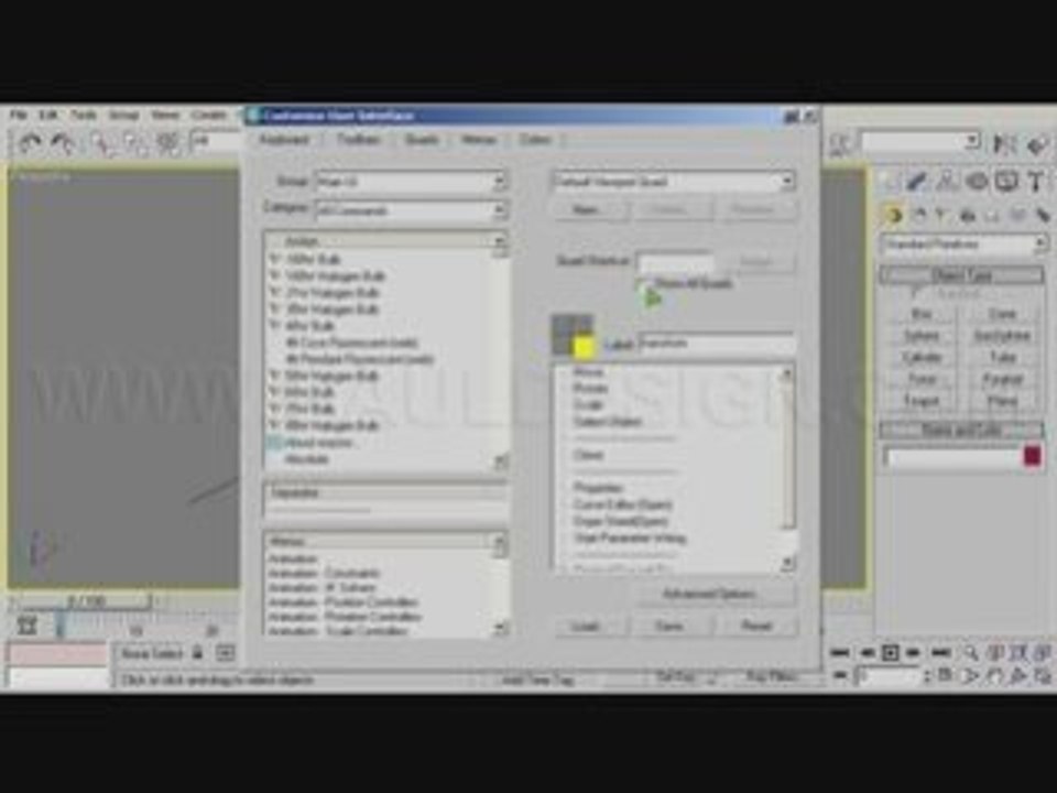VideoTutorial 3ds Max Esp-10/165 - Los Menus Cuad.