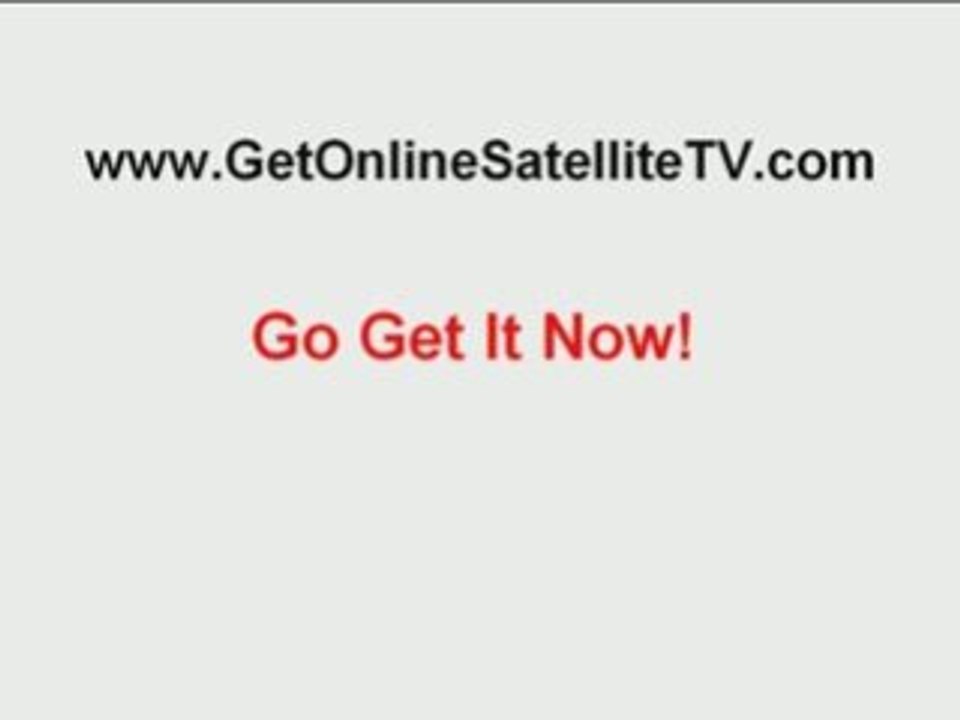 Satellite TV On My PC