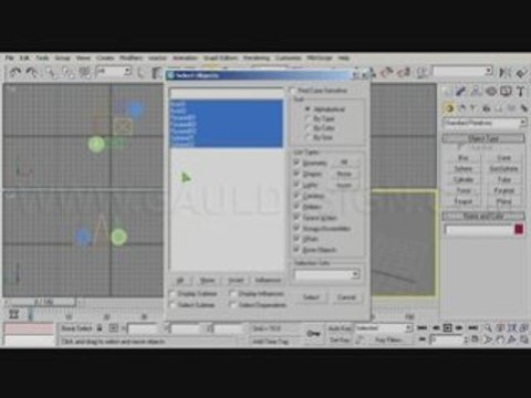 VideoTutorial 3ds Max Esp-14/165 - Seleccionar Objetos 2: Li