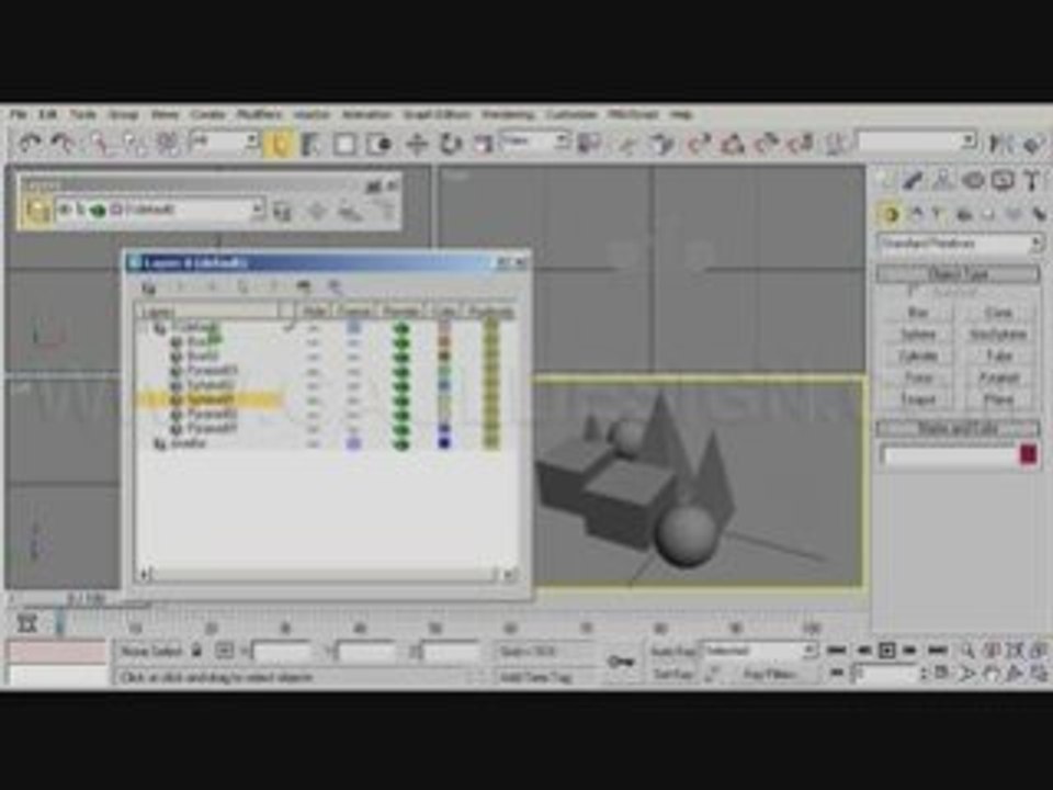 VideoTutorial 3ds Max Esp-20/165 - Trabajo con Capas 2