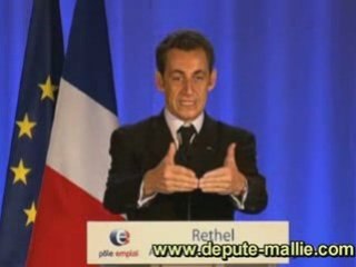 Ouverture Travail dimanche - Nicolas Sarkozy - 28 oct 2008