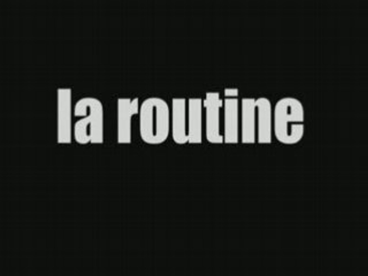 ⁣Routine