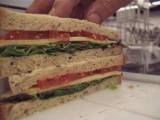 Ultrasonic sandwich and wrap cutting by RINCO ULTRASONICS