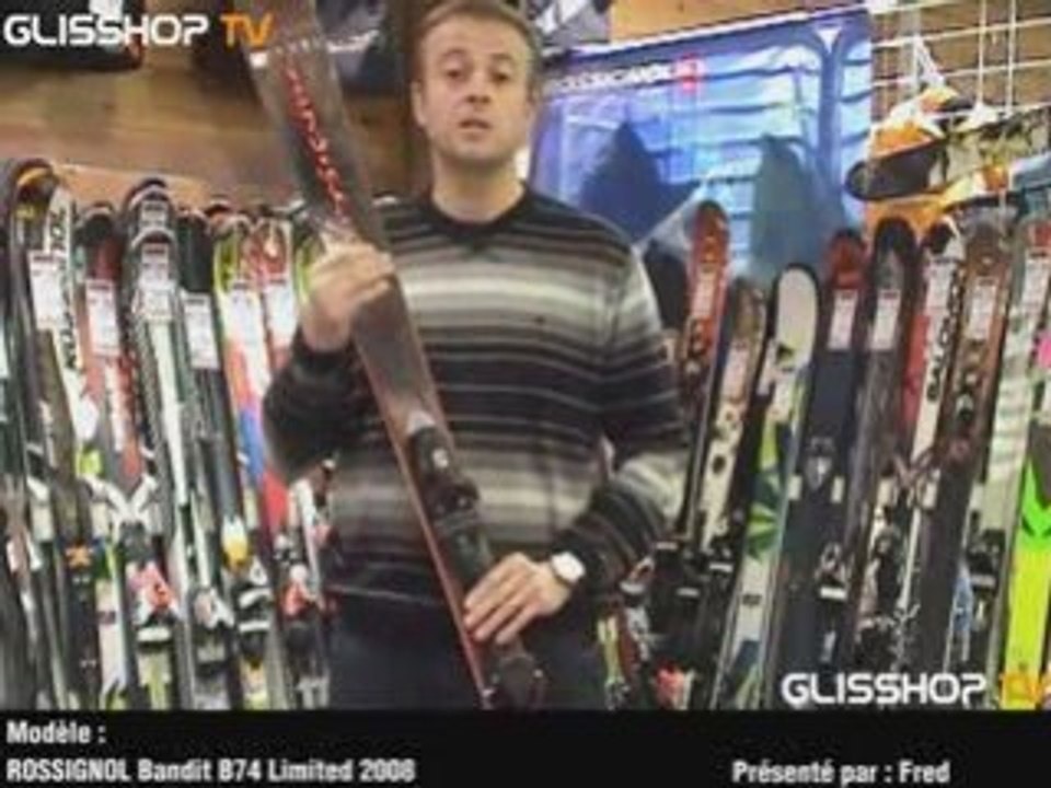 Ski ROSSIGNOL Bandit B74 Limited modèle 2008