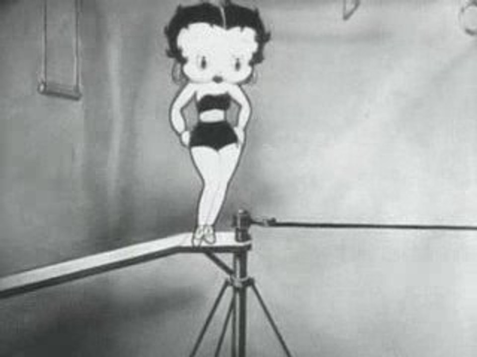 Betty Boop la funambule