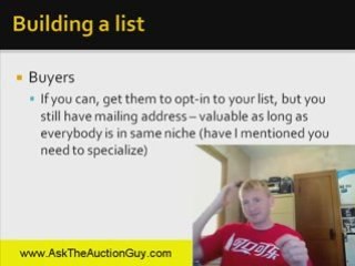 List Building on eBay