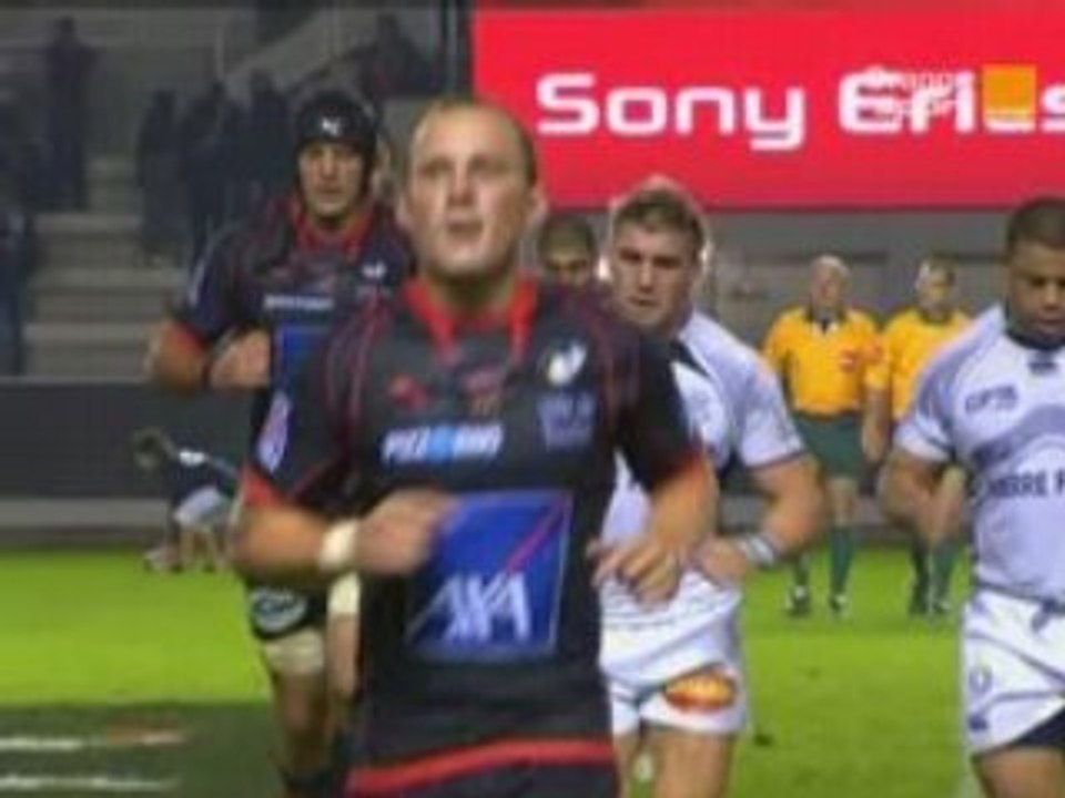 Résumé de Toulon Castres sur orange sports.