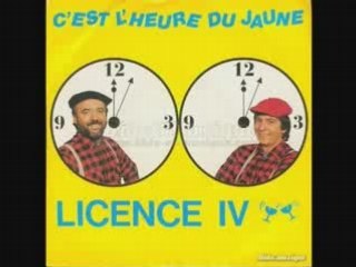 LICENCE IV - C'EST L'HEURE DU JAUNE