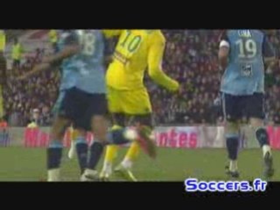 nantes-om mareval 1-0 but de fou pleine lucarne