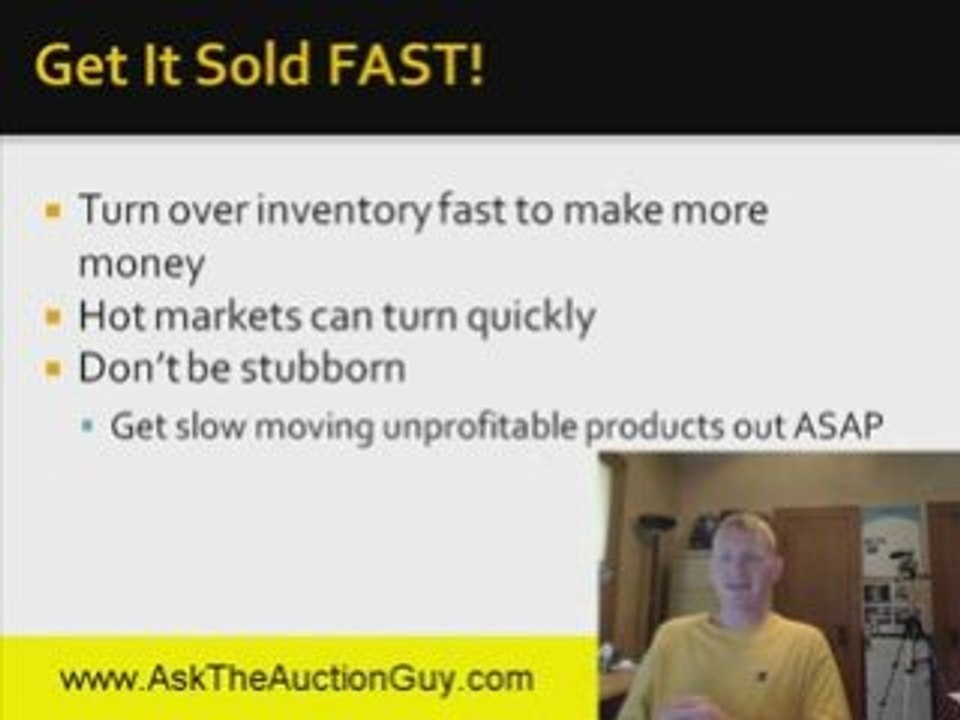 Make Money on eBay - Turn Over Inventory Quickly