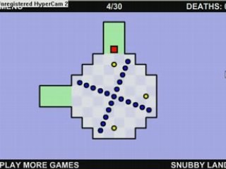 Conquer Level 4 of The World's Hardest Game! 🕹️