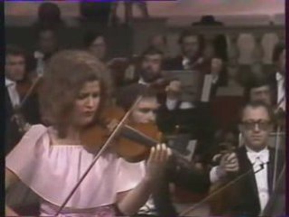 débuts d'Anne Sophie Mutter ( 13 ans)