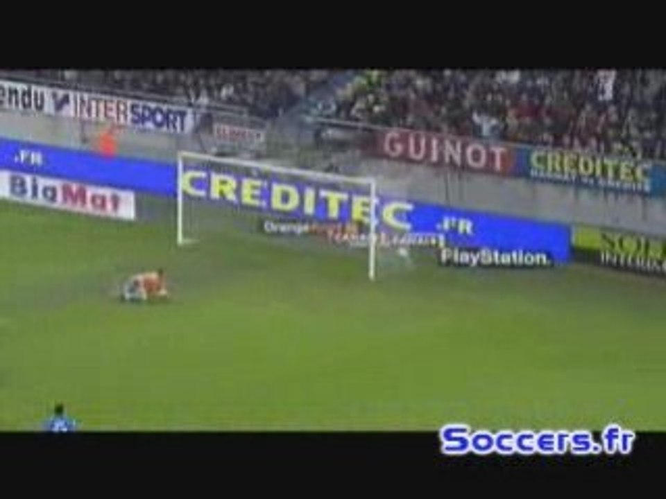 Beau But benzema Lyon Sochaux 29.10.2008