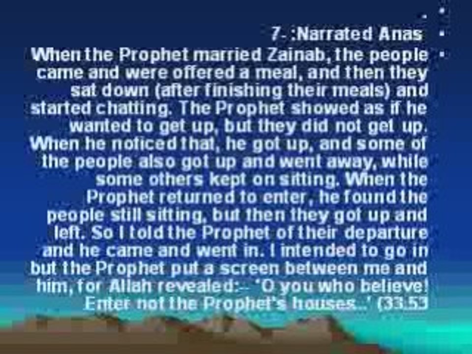 Permission Hadiths-Part1