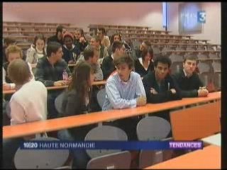 Reportage france 3 Lip dub SRC Rouen 2008