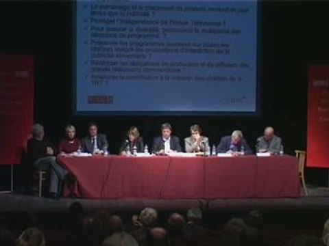 Réforme de l'audiovisuel - Journée des auteurs 20/10/08