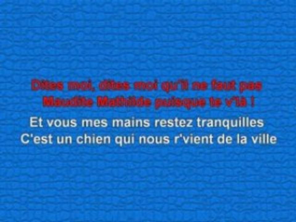 .Jacques Brel - Mathilde