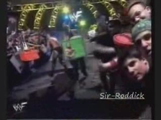 Undertaker vs. Austin & Triple H Part 1