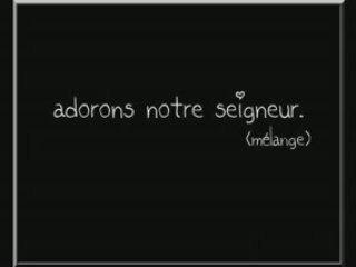 Adorons notre seigneur (florancia)