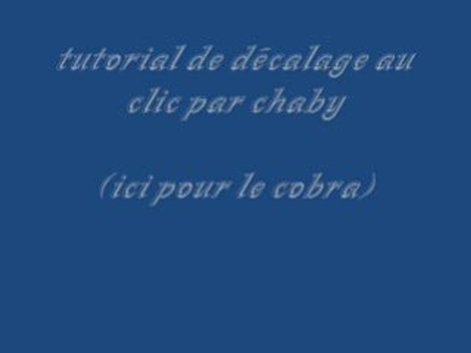 Tuto décal  au clic