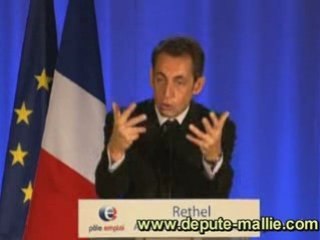 Nicolas Sarkozy - Discours de Rethel - 28 oct 2008