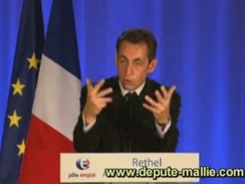 Nicolas Sarkozy - Discours de Rethel - 28 oct 2008