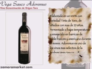 Vino tinto de Toro Adoremus.ZamoraMarket.com