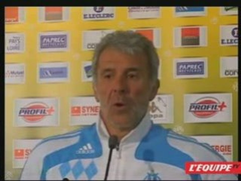 Gerets "On recherche un tueur..." Nantes 1-1 OM foot ligue1