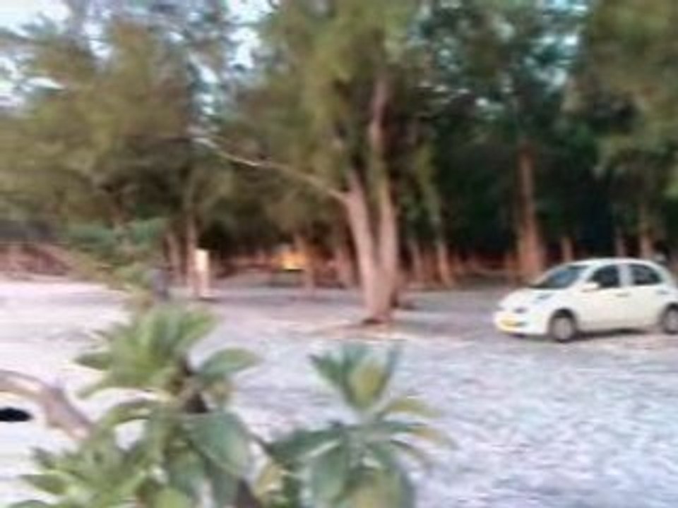 Ile Maurice, coucher de soleil plage publique du Grand Morne