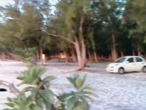 Ile Maurice, coucher de soleil plage publique du Grand Morne