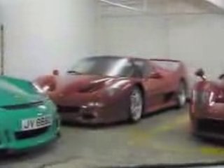 parking de voitures de luxe