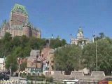 Motorcycle riding through Old Quebec City with VRIDETV.com